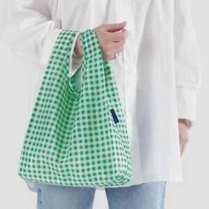 NWT Baby Baggu - Green Gingham